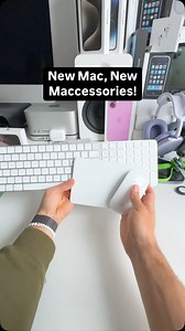 85K views · 89 reactions | Do you use any of Apple’s Mac accessories in your setup? If so, which one? Share it with us in the comments! _______ #magickeyboard #magicmouse #magictrackpad #appleaccessories #refinedsign | AppleDsign | Facebook