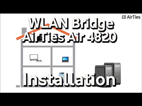WLAN-Bridge: AirTies Air 4820 einfach installieren