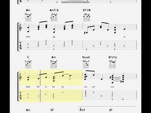 Summertime fingerstyle guitar tab