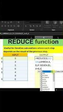 🚨 WARNING: REDUCE Function Will Change How You Use Excel! 🤯