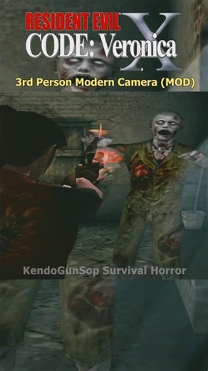 Third Person Modern Camera MOD - RESIDENT EVIL CODE: VERONICA X Gameplay Walkthrough #ResidentEvil