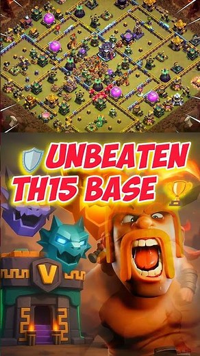 UNSTOPPABLE TH15 BASE 💥 | Best War + Trophy Layout 2025 | Clash of Clans