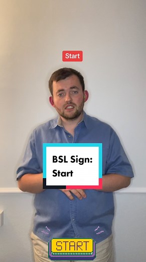 Today is a new Sign in British Sign Language Today’s sign is #Start ! Join me everyday for new signs in British Sign Language! #deaf #bsl #signlanguage #startup #startnow #begin #🎬 | The Deaf Chef