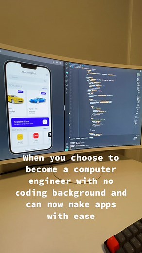 Car Rental UI in flutter 👨🏼‍💻 #softwareengineer #coding #software #selfcare #engineering