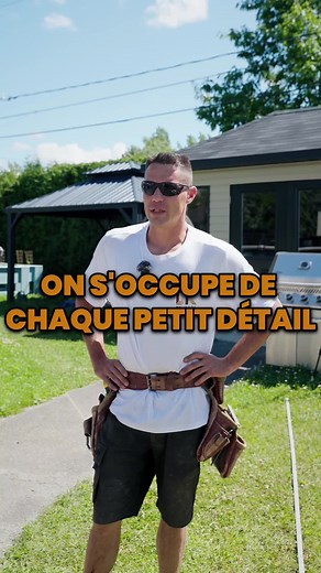 On s’occupe de chaque petit détail #tekdeck #deckdesign #decking #deckbuilding 🎥 @Benjy Films