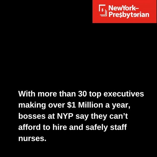 How can NewYork-Presbyterian help the community "Stay Amazing" when top executives "Stay Greedy?" NewYork-Presbyterian Hospital needs to make the choice! Learn more at nychospitalgreed.com | New York State Nurses Association