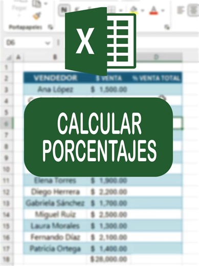 Cómo Calcular Porcentajes en Excel fácilmente