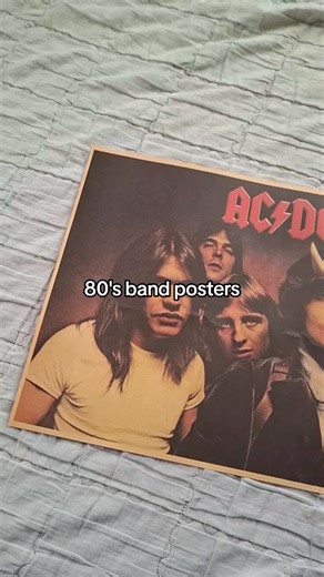 Transform Your Space with 80's Rock Band Posters
