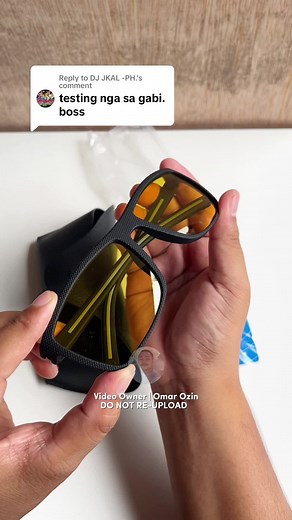 Replying to @DJ JKAL -PH. Night vision driving polarized sunglasses. #fyp #polarizedsunglass #nightvisionsunglass #antibluelight #antiradiationglass #photocromic