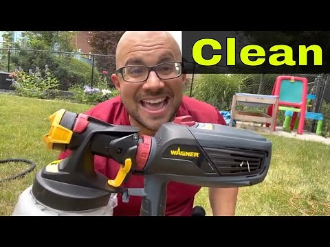 How To Clean A Wagner Flexio Paint Sprayer-Easy Tutorial