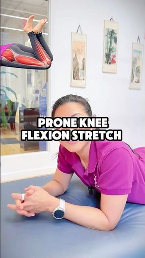One simple stretch to improve knee flexibility and comfort.