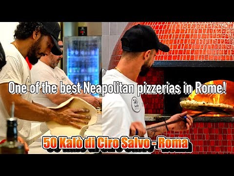 One of the best Neapolitan pizzerias in Rome! The best ingredients make the best pizza!