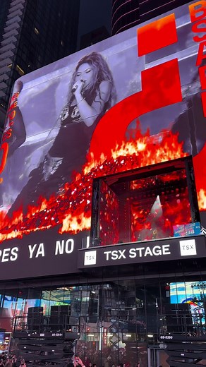 Shakira's Spectacular Pop-up Concert in Times Square