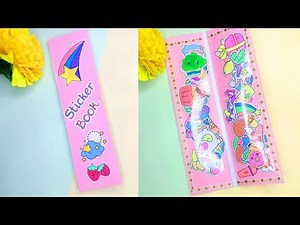 Diy Sticker Book | Make Your Own Sticker Book At Home | Kawaii Sticker Book | Diy Works