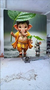 Happy Ganesh Chaturthi Drawing Photo 🌺🥰 Ganesh Ji Painting ❤️ #shorts #ganeshchaturthi #viralvideo