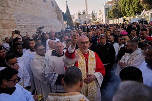Faithful return to Bethlehem and Pope Leo XIV celebrates his first Christmas Eve Mass at St. Peter's