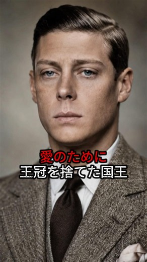 愛のために王冠を捨てた国王。#歴史 #英国王室