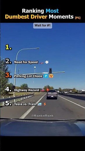 Top 5 Dumbest Drivers Ever Caught on Camera 😳