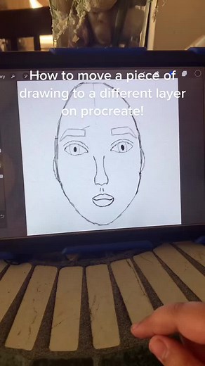 How to Move Drawing to Another Layer in Procreate