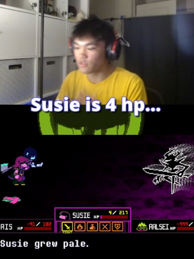 Beat Roaring Knight with 1 HP on Susie — Deltarune Challenge Guide