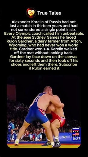 He Had Never Lost a Single Point 🤼💥