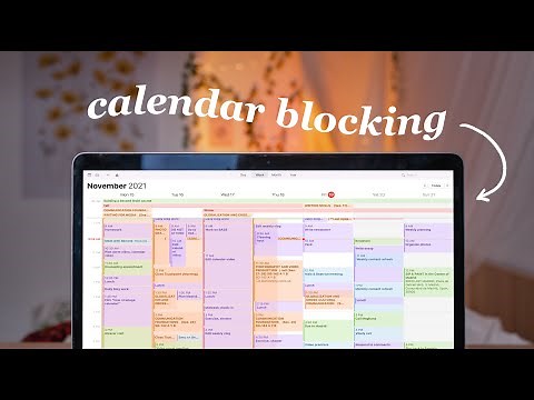 How I schedule my entire life in iCal
