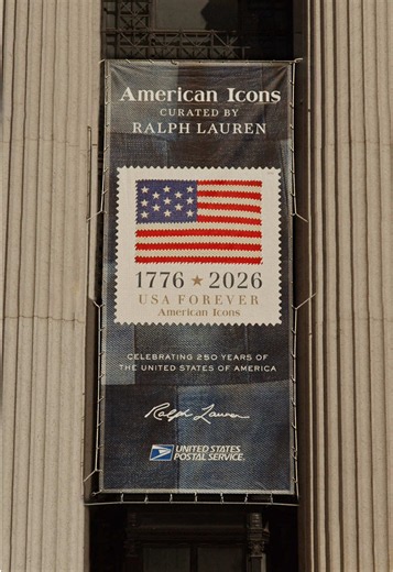 American Icons stamps: Ralph Lauren celebrates America's 250th