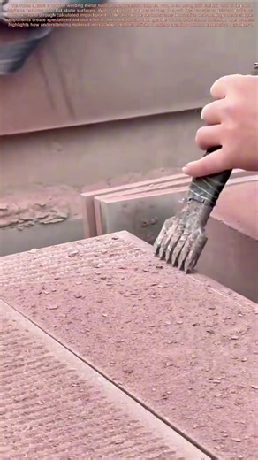 Stone Texturing: How Welded Nails Create Perfect Surface Patterns
