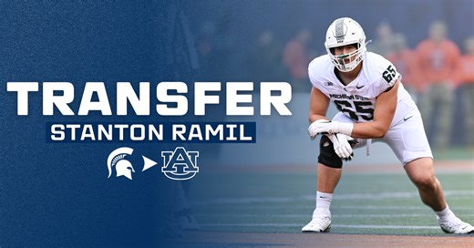 Alabama native, former Michigan State LT Stanton Ramil signs with Auburn