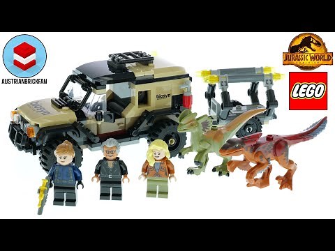 LEGO Jurassic World 76951 Pyroraptor & Dilophosaurus Transport - LEGO Speed Build Review