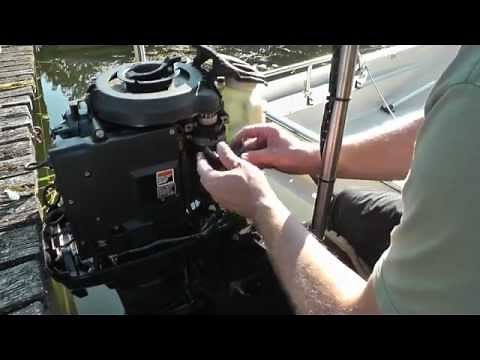 Motorreparatur - Austausch eines Anlassers vom Bootsmotor
