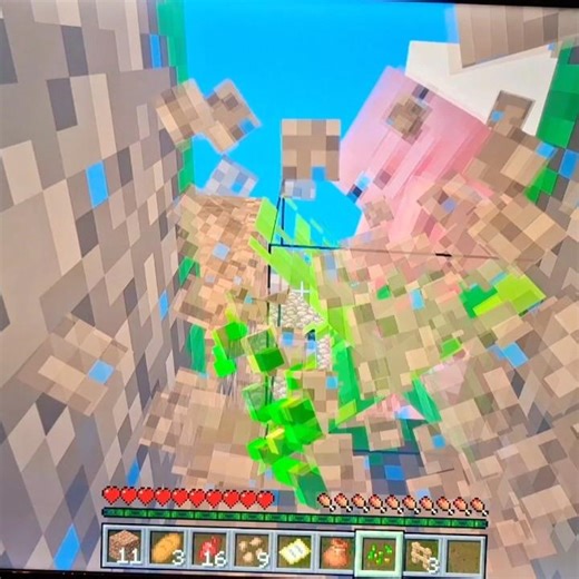 Minecraft Shorts Gameplay with quick reactions #gaming #minecraft #minecraftsurvivalseries100days