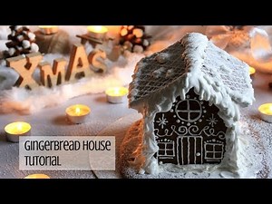 HOW TO MAKE GINGERBREAD HOUSE FROM SCRATCH TUTORIAL | INTHEKITCHENWITHELISA