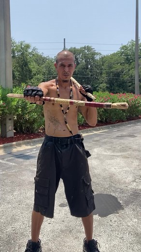 Slow Flow - “Arnis Double Stick Freestyle Flowing the techniques together- Martial Arts Weapons FMA | Kali Stix