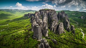 Meteora's Monasteries: Drone Views of Greek UNESCO Wonder