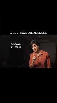 6 Must-Have Social Skills That Change Everything !