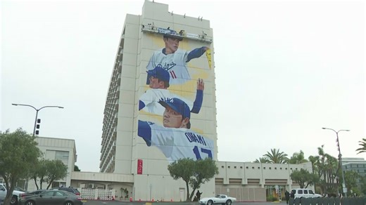 ‘Samurai of the Diamond’ mural of Japanese LA Dodgers pitchers unveiled in Torrance