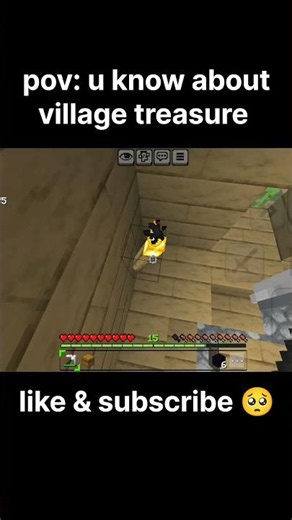 Minecraft's Hidden Village Treasure Chest! 🤯