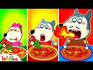 The World's SPICIEST vs SOUREST FOODS! Food Challenge for Kids | Cartoons For Kids | Wolfoo Family
