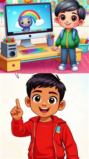 Computer Kya Hai? 🤖 | Kids ke liye Computer Basics | Class 1–3 #shorts