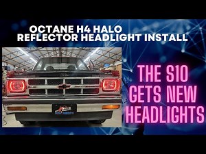 Octane Reflector Halo Headlight Install - Wiring Relays and Halogen vs H4 Bulb Comparison