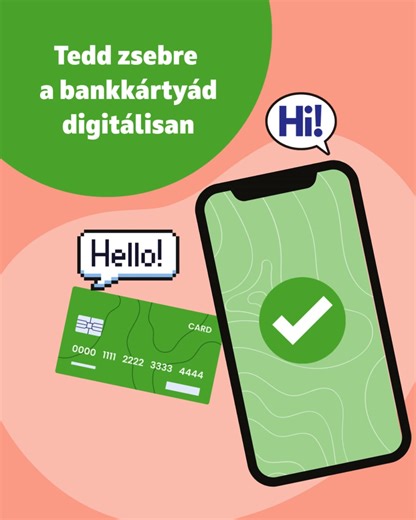 Digitalizáld gyorsan és egyszerűen OTP-s bankkártyád csupán egy érintéssel. Mi kell hozzá? Csak érintsd össze a telefonod és a bankkártyád 💳 📱 😉 ℹ️ Csak iOS 18 feletti iPhone készülékek támogatják a funkciót. 👉 Részletek: https://www.otpbank.hu/portal/hu/bankkartyasfizetes/apple-pay | OTP Bank