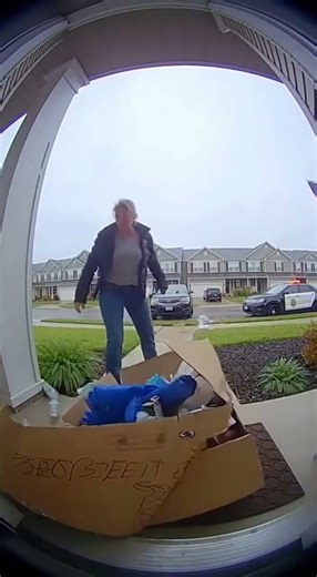 Karen vs. Elderly Sign: "It's Discrimination!" 🚨 Watch The End DoorbellCam #Karen #Karma #Viral