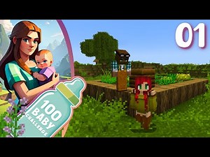 New Beginnings! | Minecraft 100 Baby Challenge | EP 1