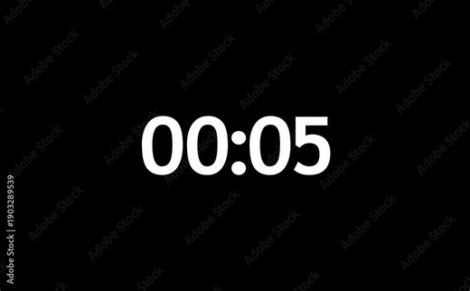 15 second Digital countdown 15 seconds. one minute countdown timer animation. Dynamic 15s Countdown Animation Engaging Timer Visuals for Events 4k video