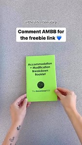 This free printable accommodations and modifications breakdown booklet is the perfect addition to your IEP teams. Comment AMBB and our friendly bot will send you the link to download. This is also available for TII members inside your Member’s Resources hub, along with 60 other IEP printables. Accommodations and Modifications Breakdown Booklet: https://intentionaliep.ck.page/accommmodbrochure | The Intentional IEP