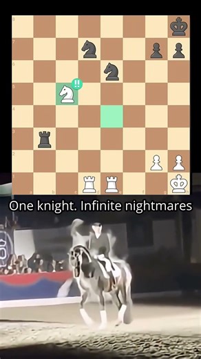 He Took the Knight… and Got Mated 😳♞ | Ne5 Brilliant Move Explained #chess #chessbaseindia