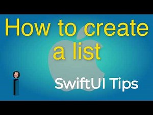 How to create a list - SwiftUI Tips & Tricks