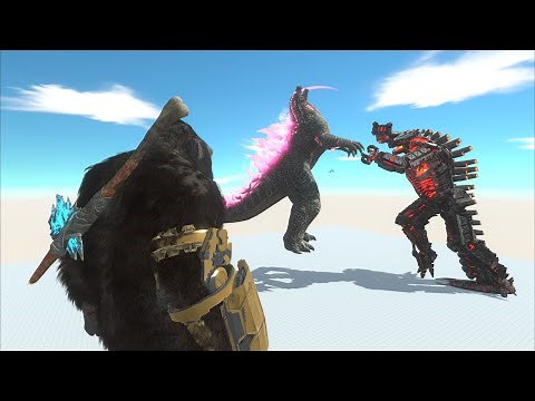 I control Kong rescue Evolved Godzilla then together defeat all Mecha Monster