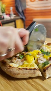 We’ve used one of our frozen doughballs to make a pizza with the ingredients from the duck l’orange we shared last week! A tasty and fun way to use up leftovers. | Ooni